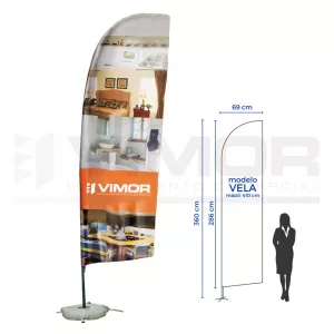 BANDERA VELA TAMAÑO M