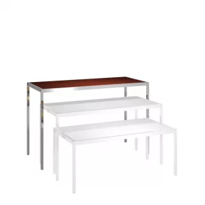 Mesa góndola con tablero melaminado 140x90x60