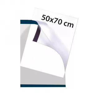 PORTACARTEL PLÁSTICO VERTICAL CON IMÁN 50x70