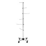 EXPOSITORES BOLSOS 5 BRAZOS CROMADO BRAZO 25cm