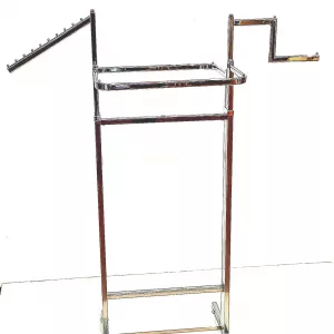 Expositor 4 brazos inclinado, escalera y 2 en u