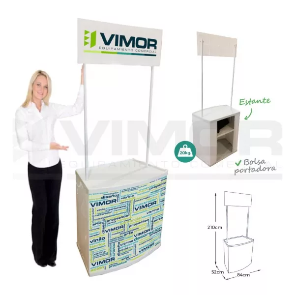 STAND PLEGABLE 20KG S/RUEDAS C/BOLSA PORTADORA