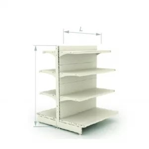 GONDOLA ESTANTES LINEA BLANCA 140 x 100cm