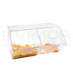 CARAMELERA DE 2 CAJONES TRANSPARENTE C-49,5cm B-27cm A-28cm