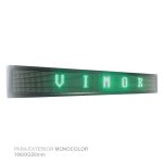 PANTALLA DIGITAL PARA EXTERIOR MONOCOLOR 1660X220mm