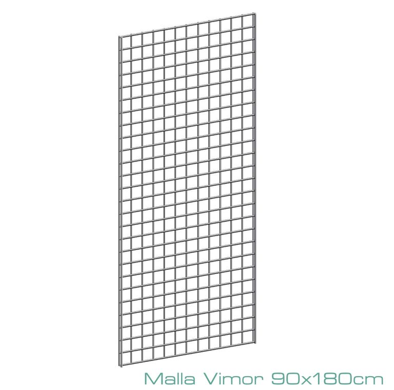 MALLA DOBLE MARCO 90x180cm CROMO (en paquete de 3uds)