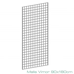 MALLA DOBLE MARCO 90x180cm CROMO (en paquete de 3uds)