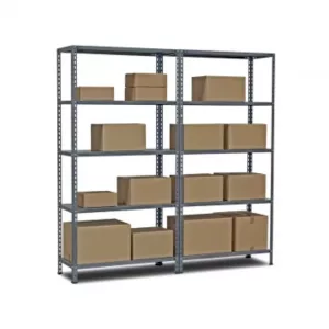 ESTANTERIA ANGULO RANURADO DOBLE 180x200x30