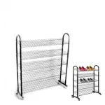 Expositor 5 bandejas calzado, revistas.