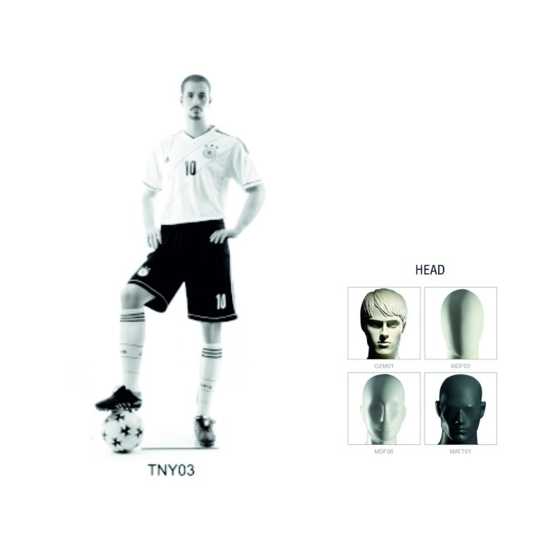 MANIQUI DEPORTIVO CABALLERO SIN ROSTRO.TNY03