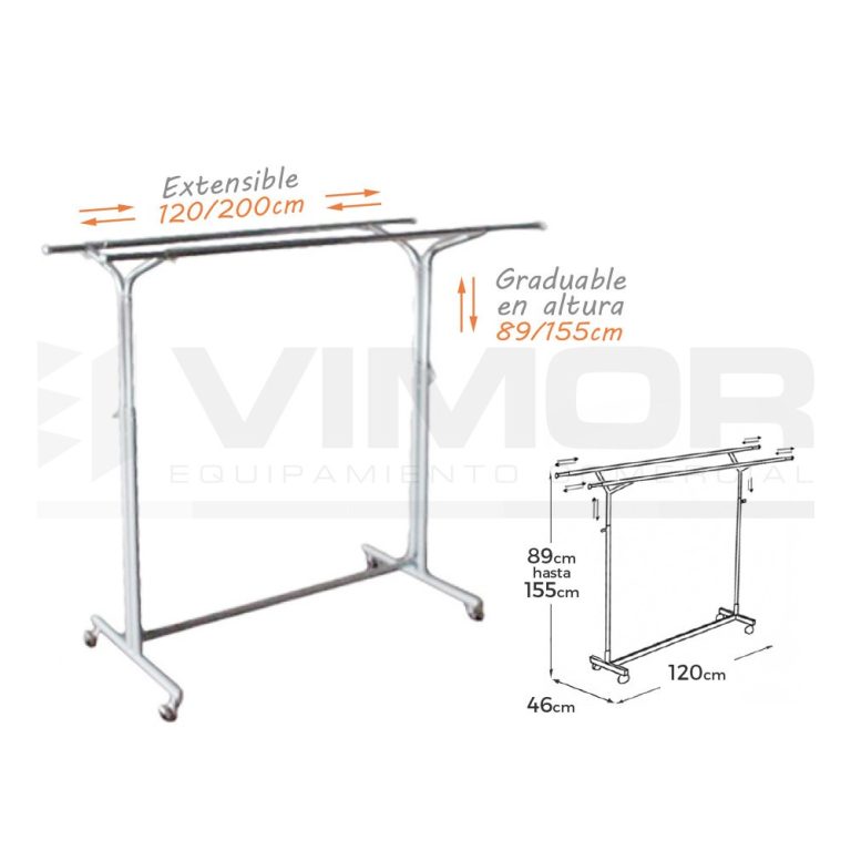 EXPOSITOR RECTO 2 BRAZOS PARALELO