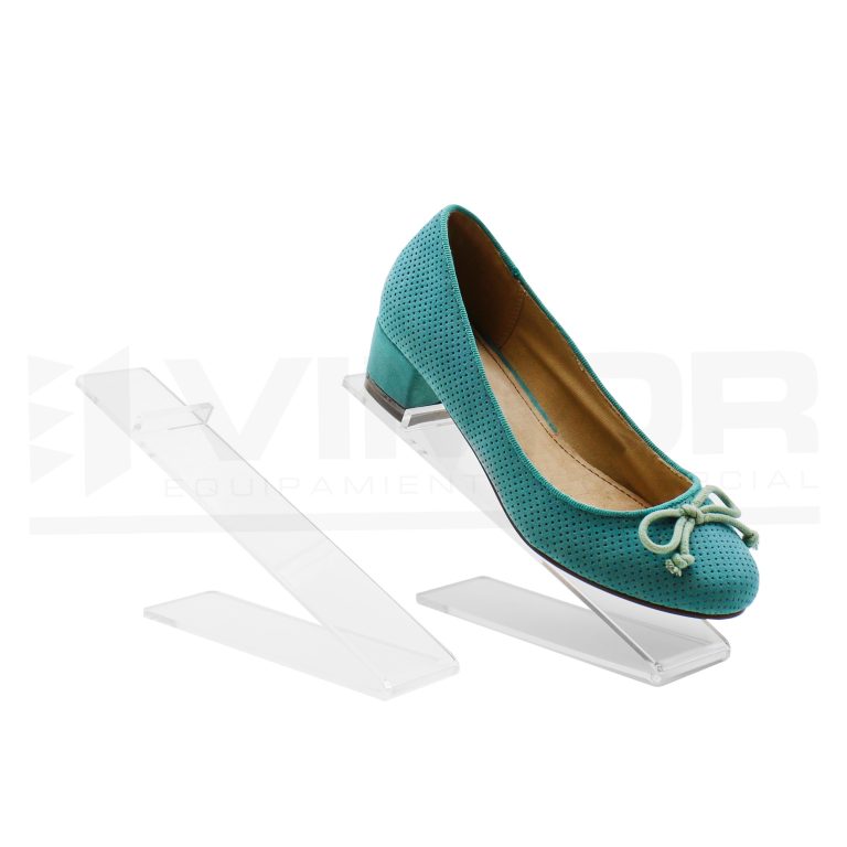 SOPORTE CALZADO INCLINADO SUJETO POR TALON (en paquete de 5uds)