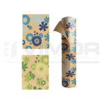 BOBINA PAPEL KRAFT FLORES +-200m 62cm
