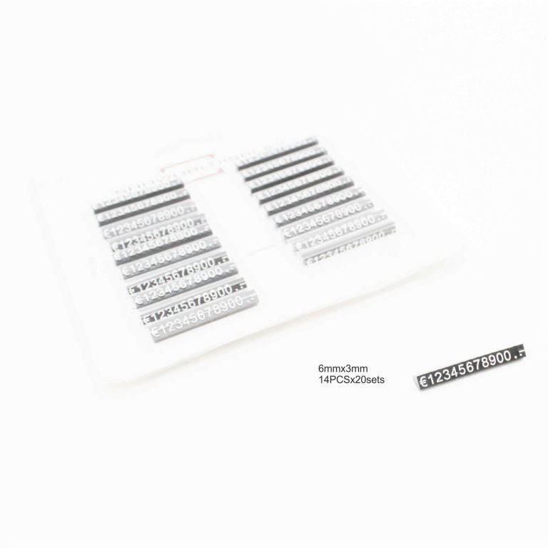 MARCAPRECIOS JUEGO DE 14PCSx20sets MEDIANO