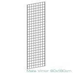 MALLA DOBLE MARCO 60x180cm CROMO (en paquete de 4uds)
