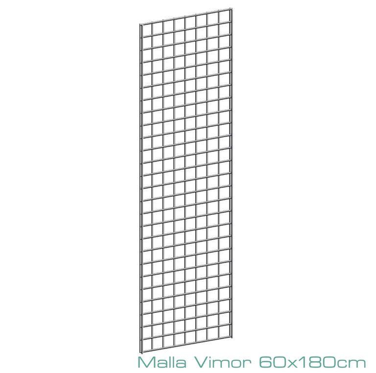MALLA DOBLE MARCO 60x180cm CROMO (en paquete de 4uds)