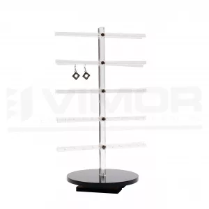 EXPOSITOR SOBREMESA PENDIENTES TRANSPARENTE