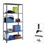 ESTANTERIA ANGULO RANURADO 5 ESTANTES 90X200X30cm