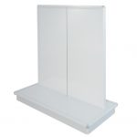 GONDOLA "L" DOBLE C/FONDO LISO