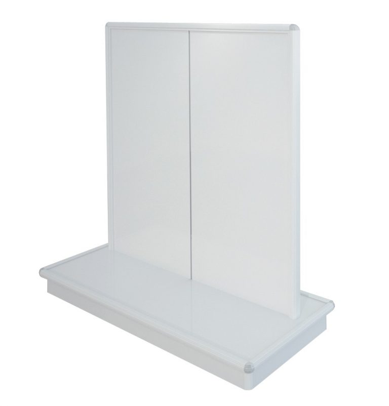 GONDOLA "L" DOBLE C/FONDO LISO