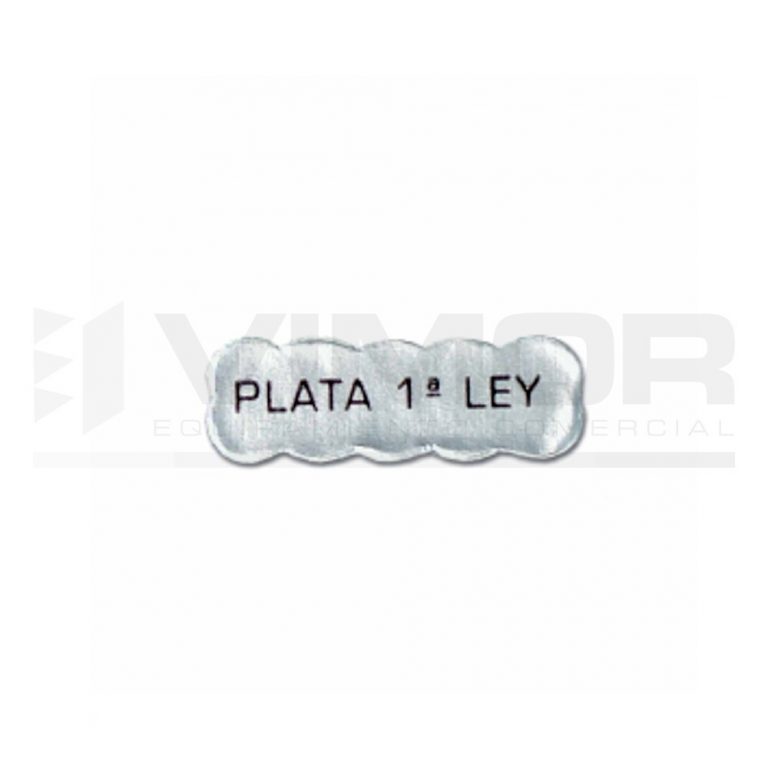 1000 ETIQUETAS ADHESIVAS "PLATA 1ª LEY"