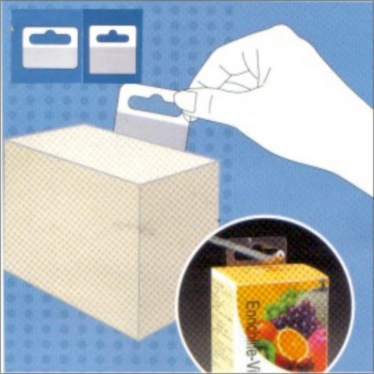 10 ADHESIVO PARA COLGAR EN GANCHO (en paquetes de 10 uds)