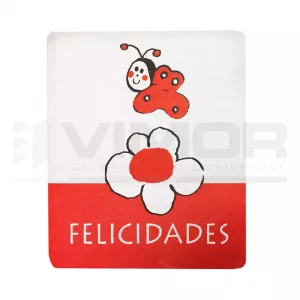 500 ETIQUETAS ADHESIVAS"FELICIDADES"