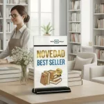 Portacartel vertical DINA4 con base T negra