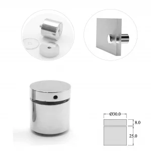 ACCESORIOS CARTERLERIA SEPARADOR PLACA PARED 25mm- 30mmDiam.