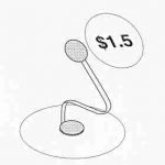 PORTAPRECIOS SOPORTE ADHESIVO