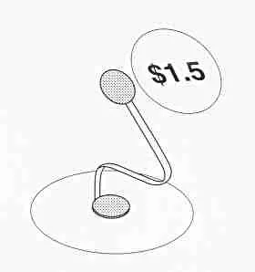 PORTAPRECIOS SOPORTE ADHESIVO