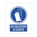 CARTELES INFORMACION "GUANTES" PVC A4