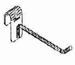 GANCHO SIMPLE 25cm P/TUBO OVALADO