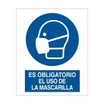 CARTELES INFORMACION "MASCARILLA" PVC A4