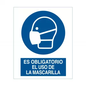 CARTELES INFORMACION "MASCARILLA" PVC A4