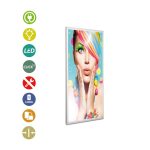 PORTACARTEL LED APERTURA FRONTAL 1200x400mm