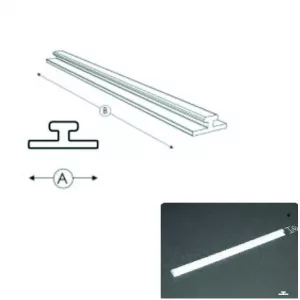 PERFIL ADHESIVO 1000mm