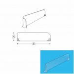 SEPARADOR IZQUIERDO CON PARADA FRONTAL 335X120mm