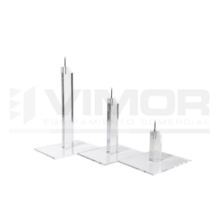 EXPOSITOR METACRILATO CALZADO CON PUNTA 10CM