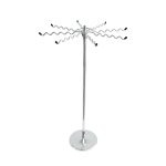 EXPOSITOR COLLARES 1 PISO 8 GANCHOS ONDULADOS