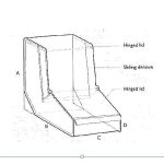 CARAMELERA C/TAPA TRANSPARENTE C-19,8cm B-28cm A-29cm