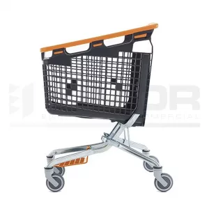 CARROS SUPERMERCADO PLÁSTICO 160L CON BANDEJA PARA 12KG