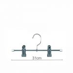 PERCHA PINZAS CROMADO 2 PINZAS. 31cm