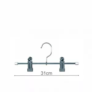 PERCHA PINZAS CROMADO 2 PINZAS. 31cm