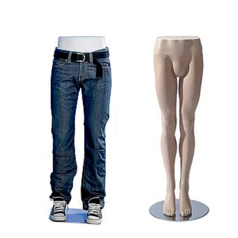 PIERNAS MANIQUI CABALLERO FIBRA BASE CROMADA