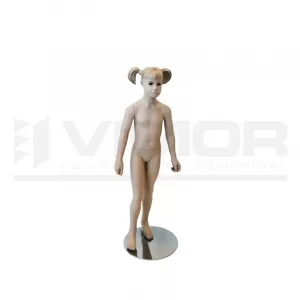 MANIQUIES INFANTILES NIÑA CON PELO ESCULPIDO