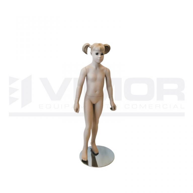 MANIQUIES INFANTILES NIÑA CON PELO ESCULPIDO