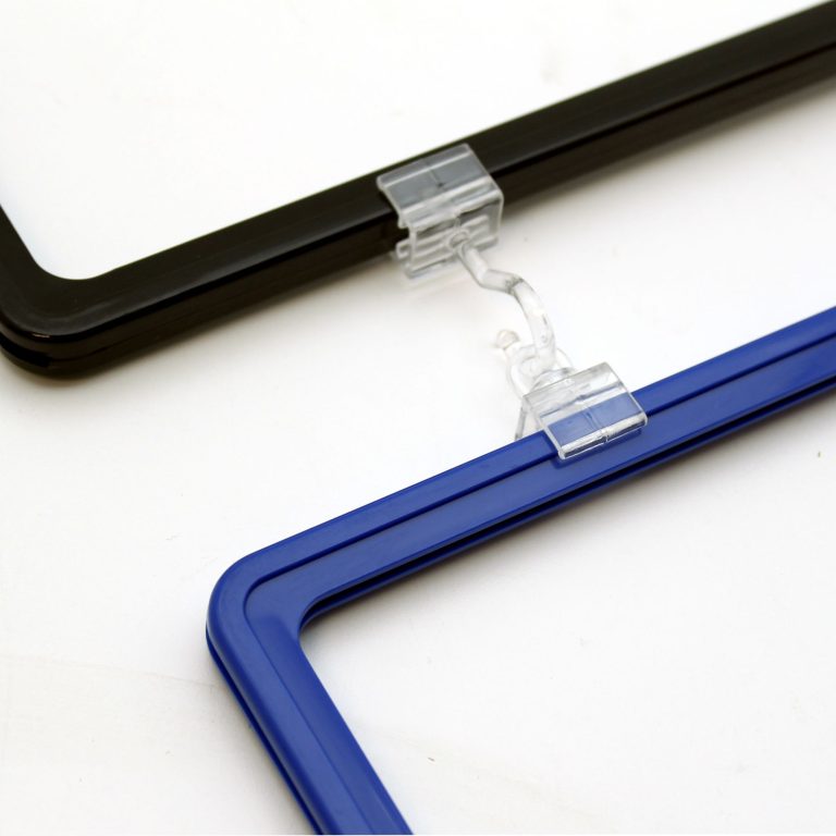 PINZA CON PERCHA PARA PORTACARTEL ABS