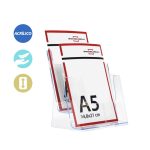 PORTAFOLLETOS 1 LINEA 2 FILAS A5