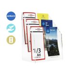 PORTAFOLLETOS SOBREMESA 2LINEAS 3FILAS 1/3 A4